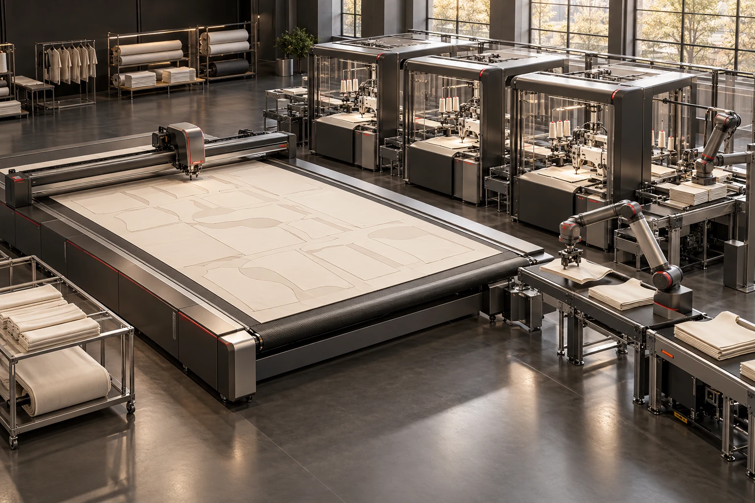 Garment Manufacturing design visualization